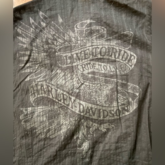 Harley-Davidson short sleeve button down - Picture 5 of 5